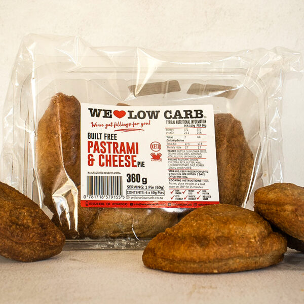 WLLC Low Carb Cheese and Pastrami Pies Keto, Banting & Diabetic